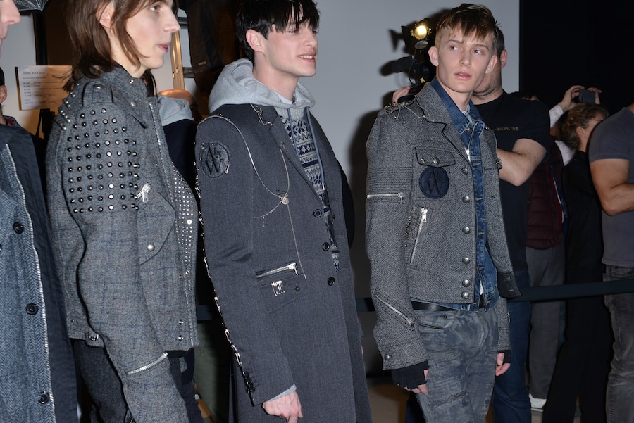 Diesel Black Gold AW15, Menswear, Dazed backstage 13