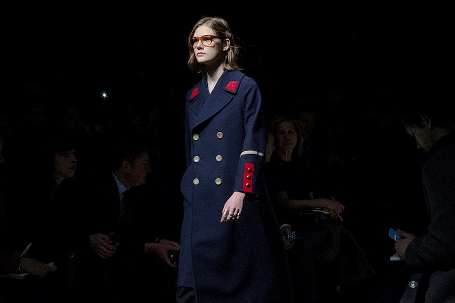 Gucci AW15 military coat, Menswear, Dazed backstage 16