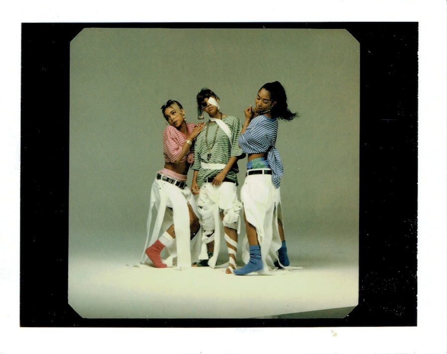 TLC goofing shredded jeans 4