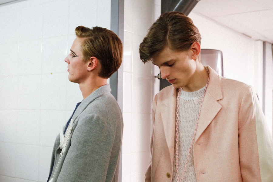 Walter Van Beirendonck AW15 Knitwear Pastel Blazers 8