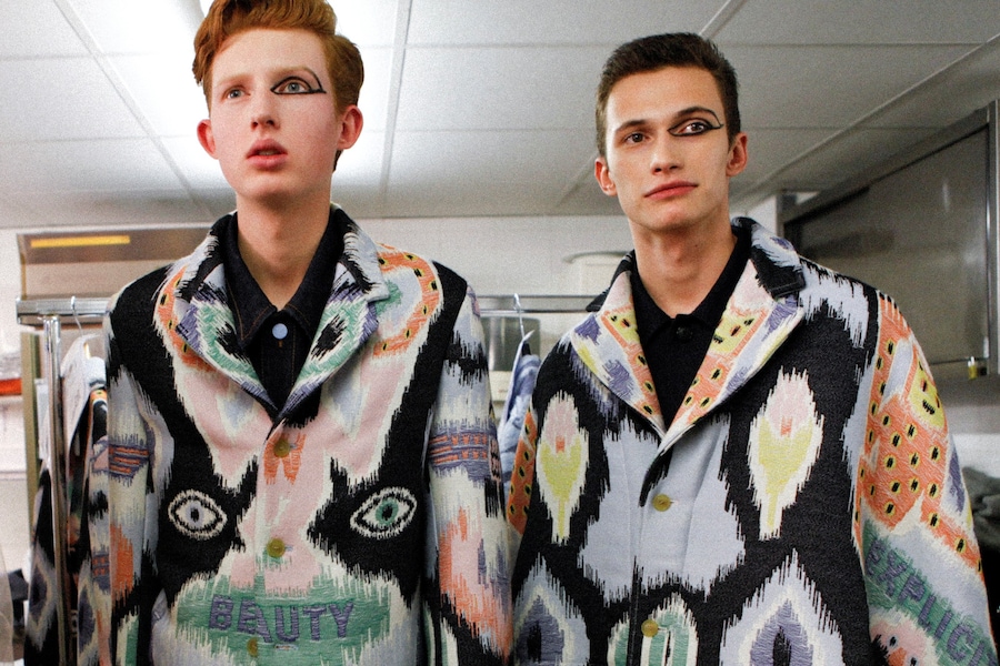 Walter Van Beirendonck AW15 Eyes Graphic Print Blazers 6
