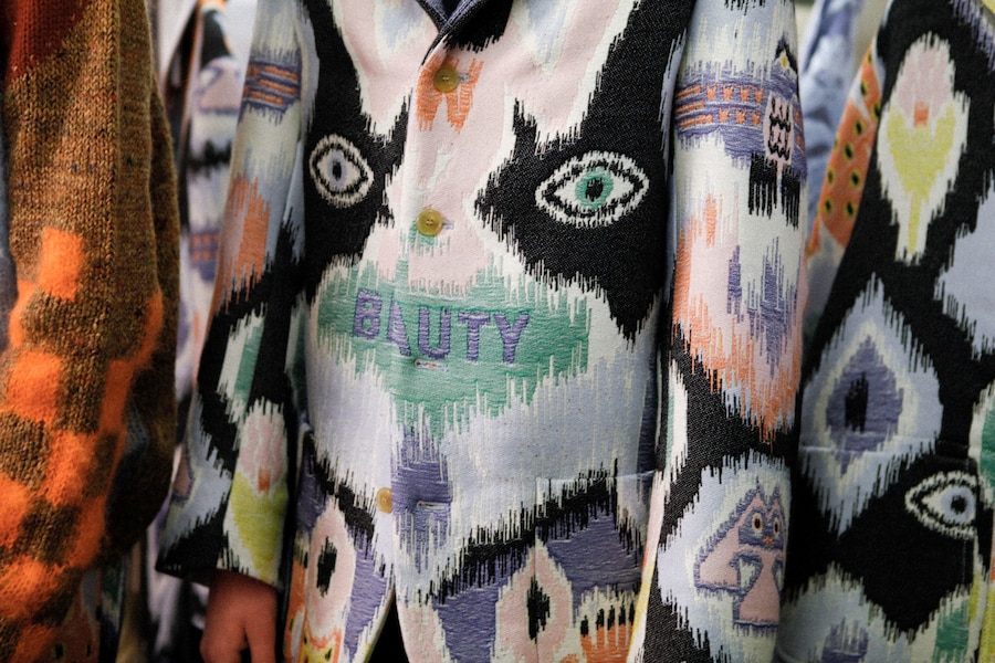 Walter Van Beirendonck AW15 Graphic Print Blazer 19