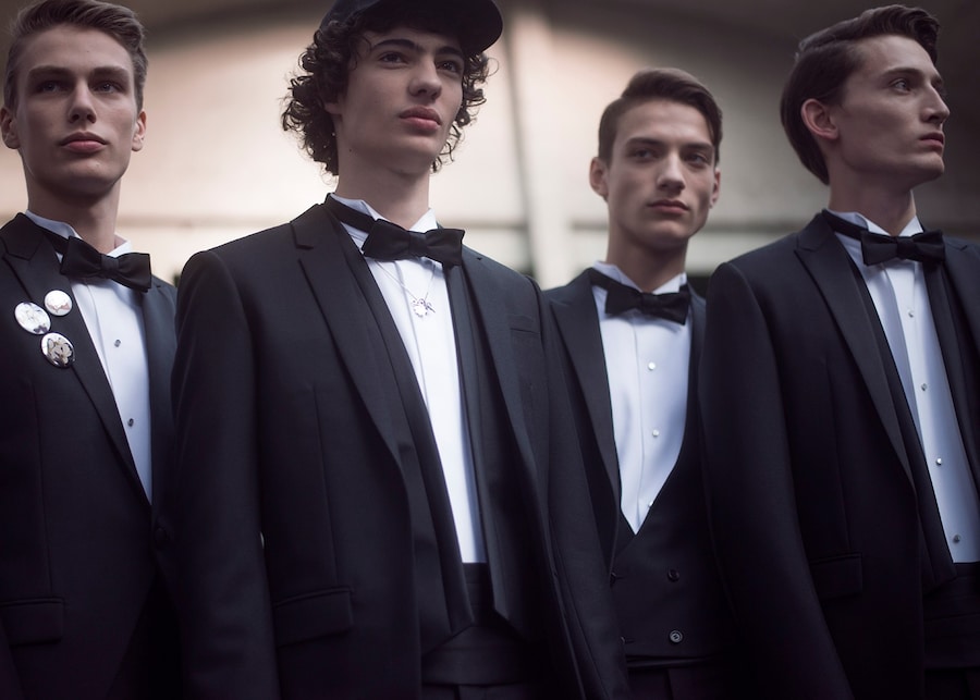 Dior Homme AW15 tux line up, Menswear, Dazed backstage 3