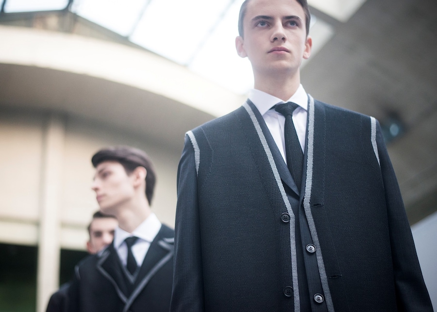 Dior Homme AW15 unfinished suit, Menswear, Dazed backstage 21