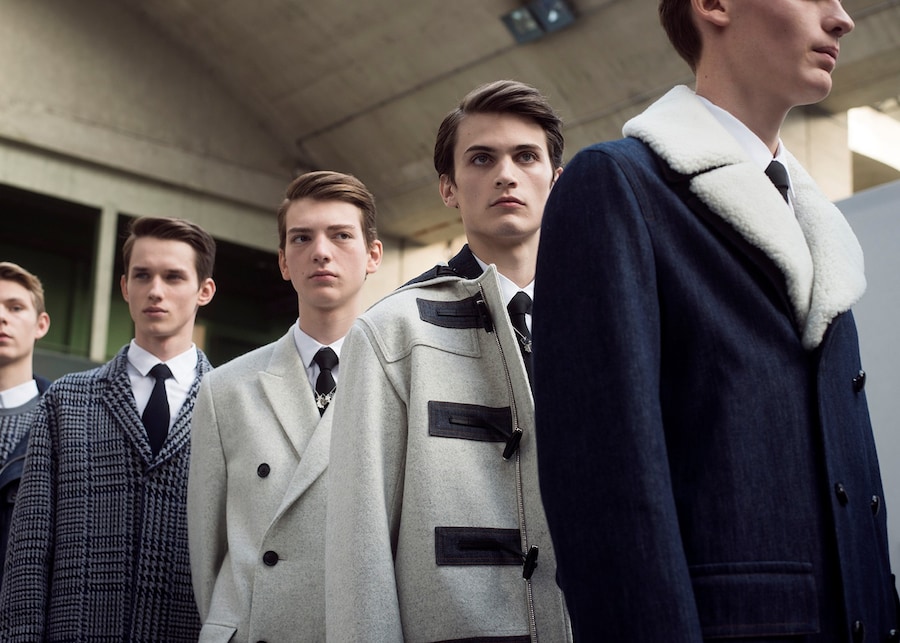 Dior Homme AW15 duffle coat, Menswear, Dazed backstage 22