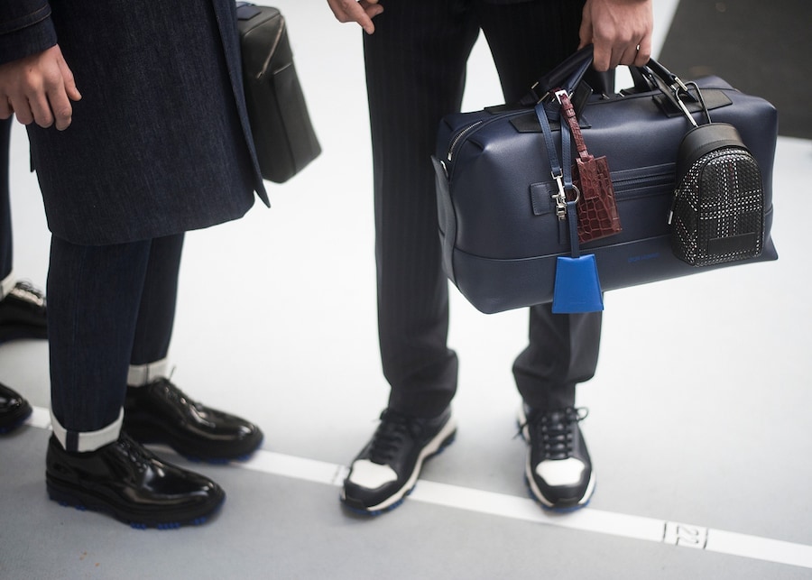 Dior Homme AW15 bag and shoes, Menswear, Dazed backstage 30