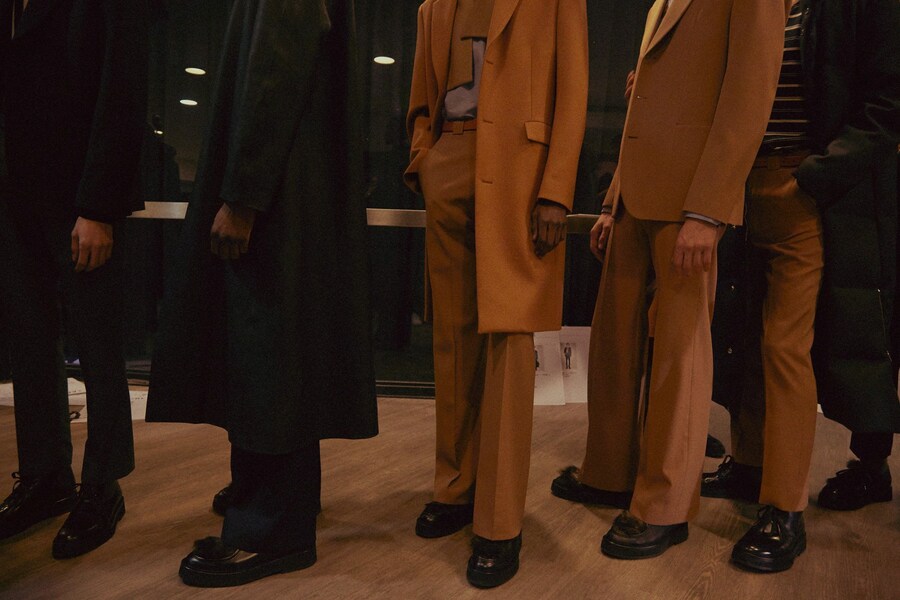 Paul Smith AW15 shoes camel detail trousers long coat 14