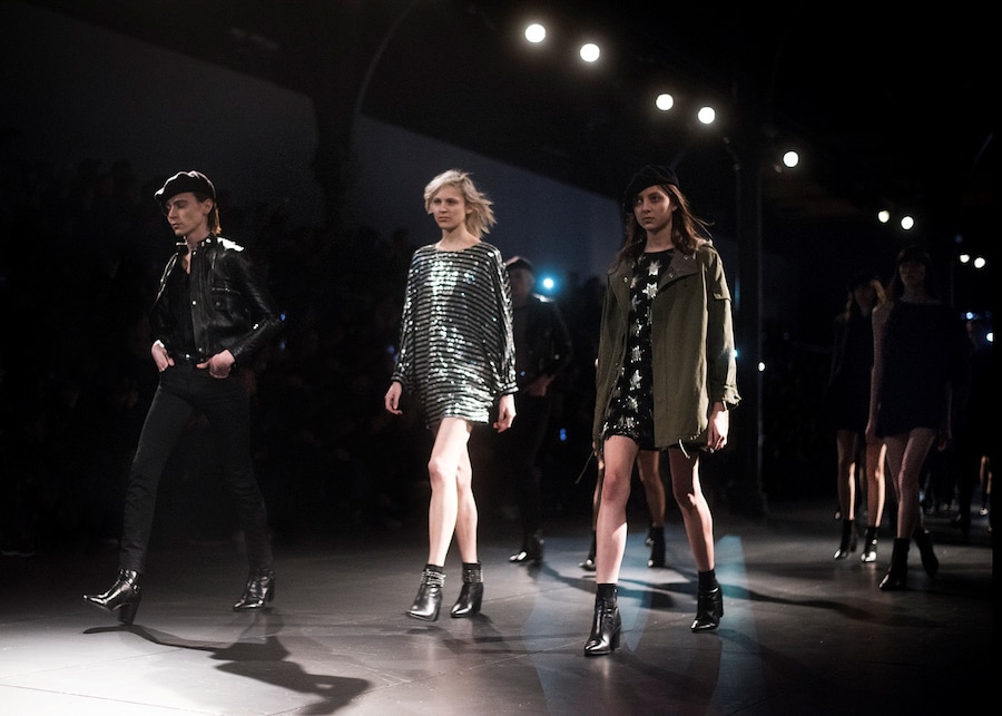  Saint Laurent AW15 Mens Finale Women Boots Berets 34