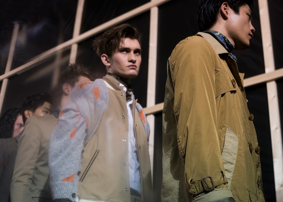 Miharayasuhiro AW15 Camel Sand Brown Jackets Grey Sleeves 16