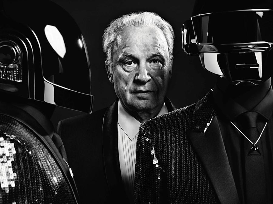 Giorgio Moroder with Daft Punk in Dazed