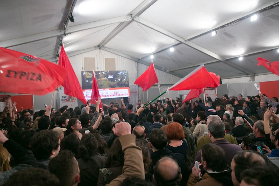 Greece celebrates after Syriza win elections 9