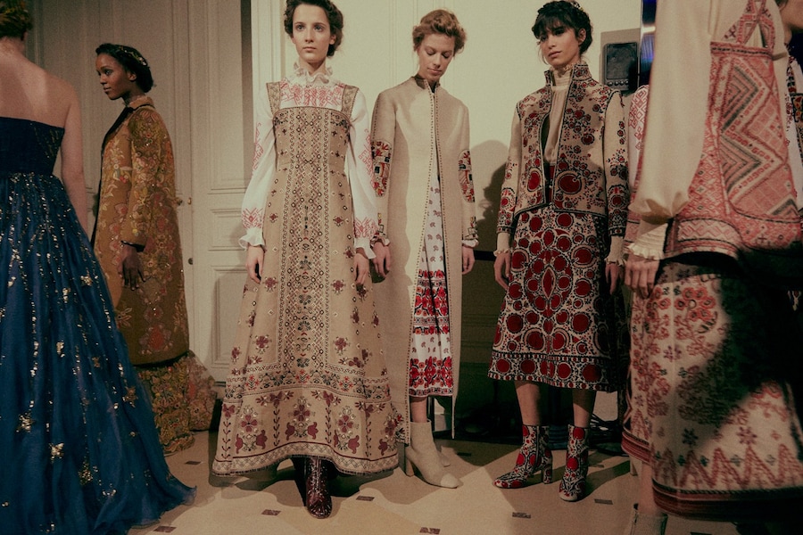 Backstage at Valentino Haute Couture SS15 10