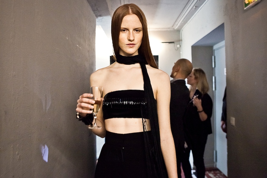Jean Paul Gaultier Haute Couture SS15 backstage wedding 6