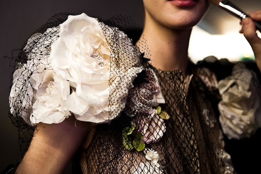 Jean Paul Gaultier Haute Couture SS15 backstage wedding 11
