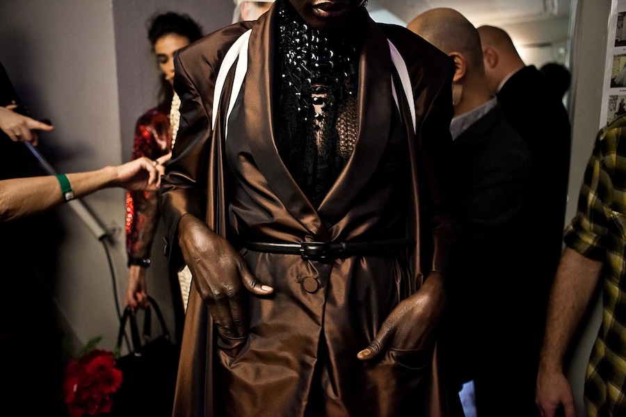 Jean Paul Gaultier Haute Couture SS15 backstage wedding 12
