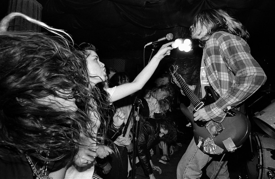 Nirvana, Los Angeles, 1990, Charles Peterson 15