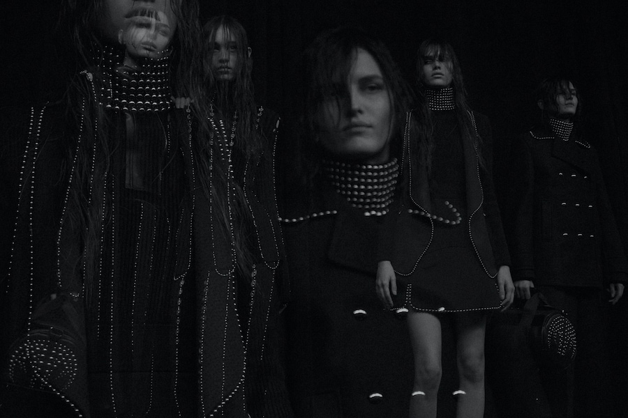ALEXANDER WANG AW15 Gothic Japanese Lolita Victorian Studded 26