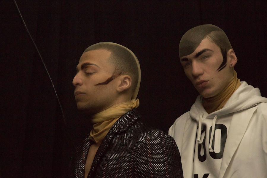 Hood By Air AW15 Dazed backstage womenswear hoodie jacket 22