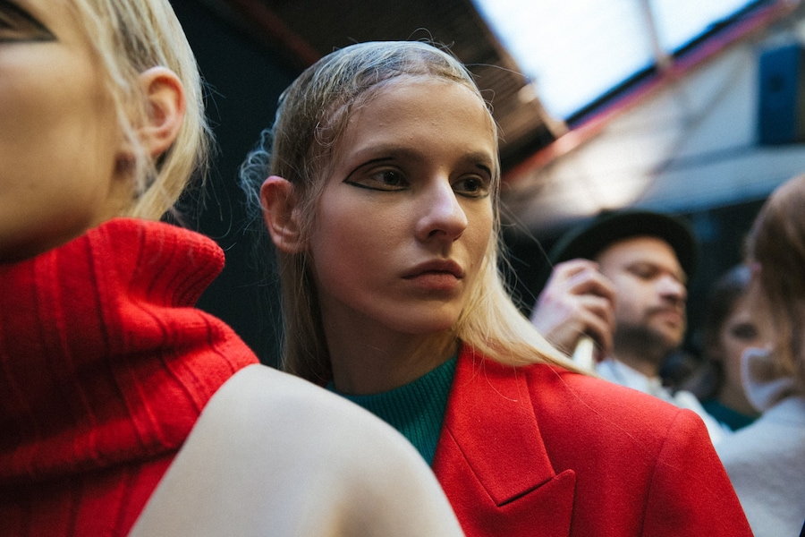 DKNY AW15 Masculine Tailoring Knitwear Oversized 8