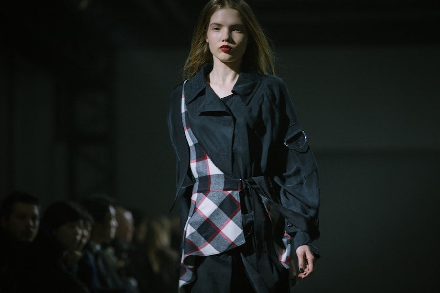 3.1 Phillip Lim, womenswear, Dazed backstage tartan workwear 8