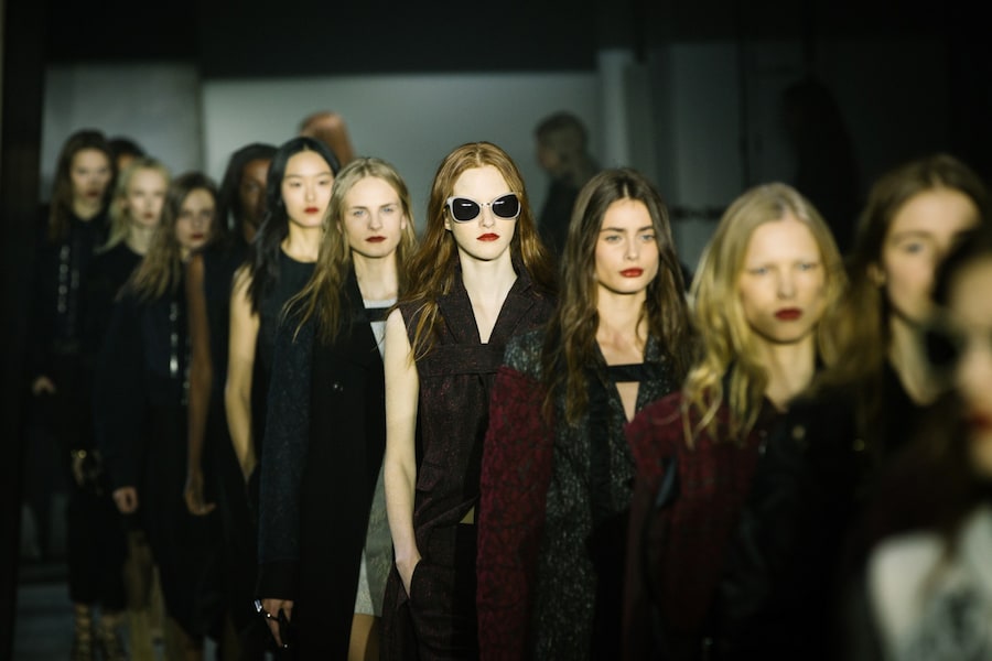 3.1 Phillip Lim, womenswear, Dazed backstage, finale 7