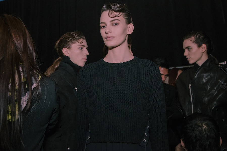 Diesel Black Gold AW15, womenswear, Dazed backstage sweater 7