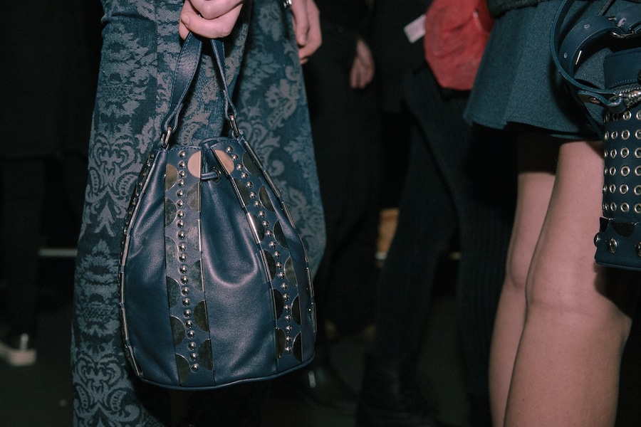 Diesel Black Gold AW15, womenswear, Dazed backstage bag 18