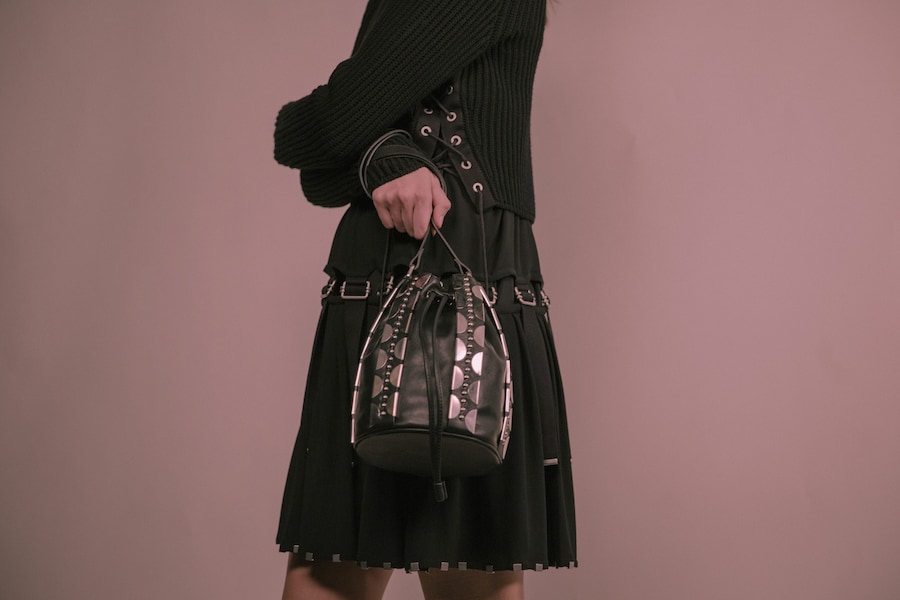Diesel Black Gold AW15, womenswear, Dazed backstage bag 17
