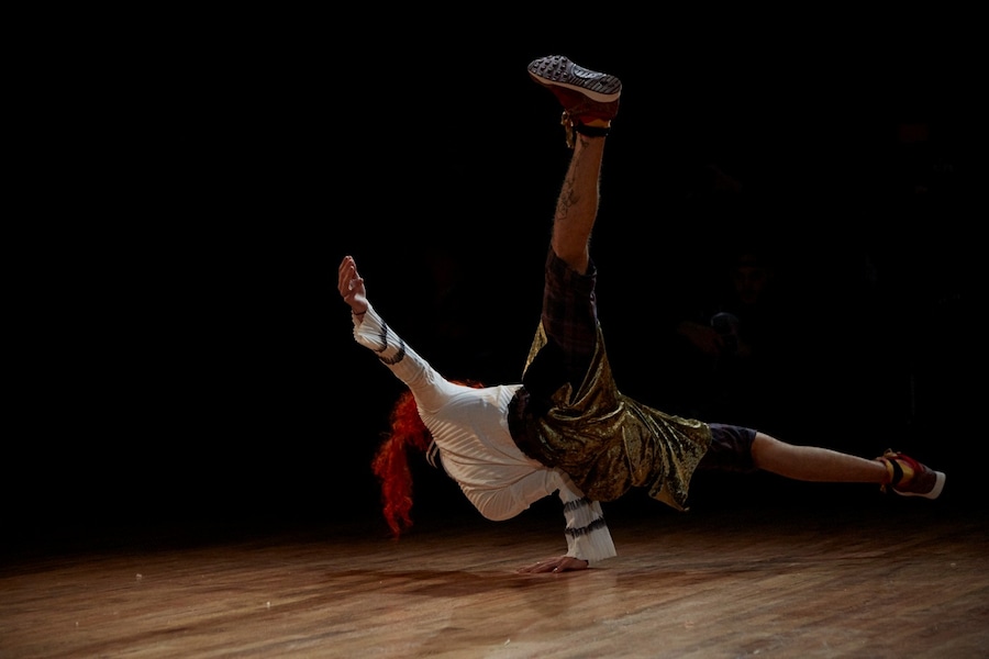Gypsy Sport AW15, backstage Dazed, womenswear, breakdance 10