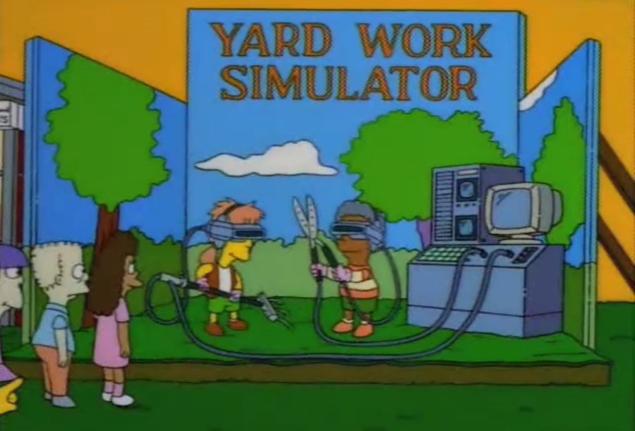 Simpsons Farmville Facebook virtual reality 