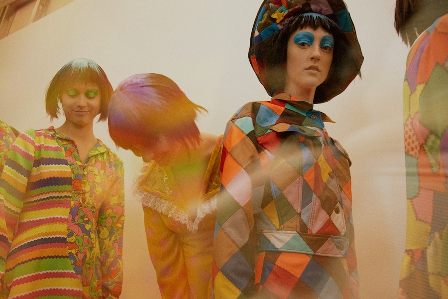 Jeremy Scott AW15, womenswear, Dazed backstage geometry 12