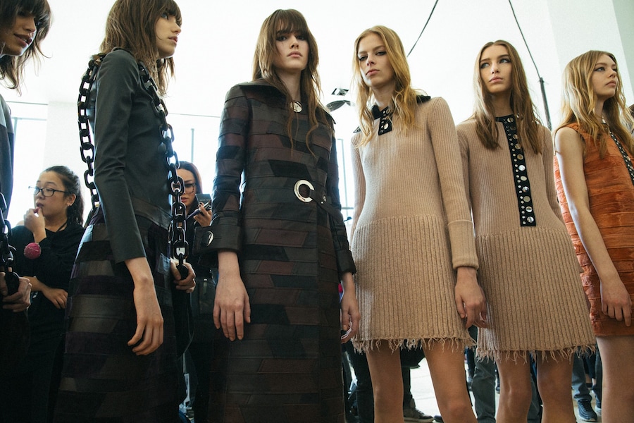 Calvin Klein AW15, Womenswear, 60s, Leather, Knitwear, Fray 14