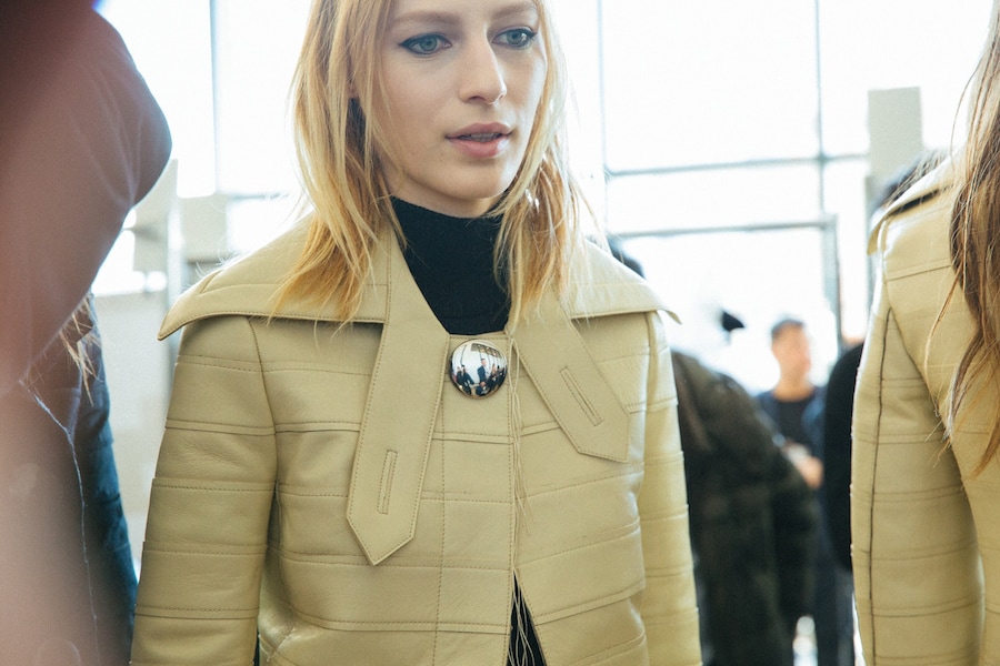 Calvin Klein AW15, Womenswear, 60s, Leather, Buttons 18