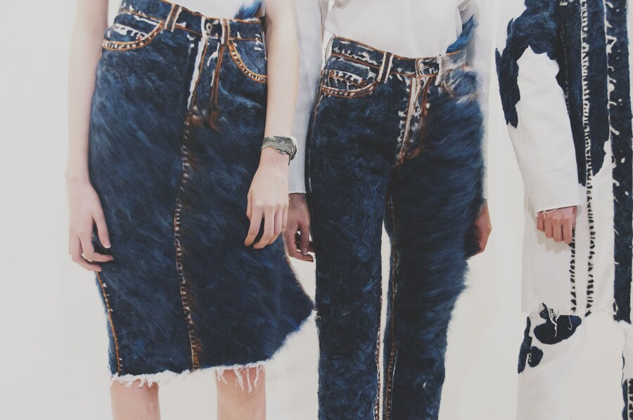 Faustine Steinmetz AW15, Womenswear, Denim, Stitching, Felt 18