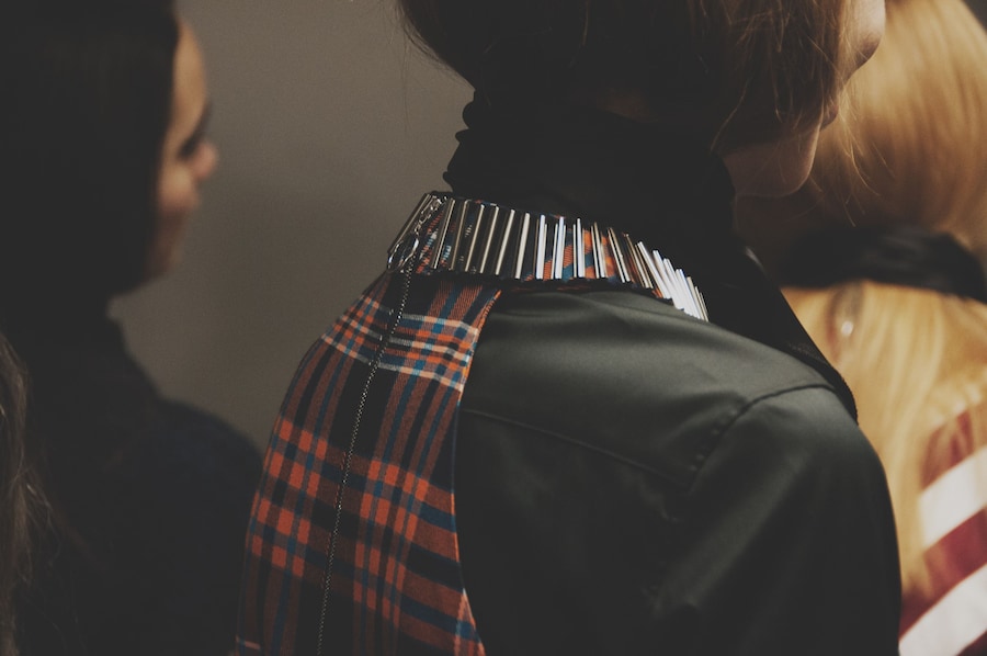 House of Holland AW15 Womenswear Tartan Neck Tie 22