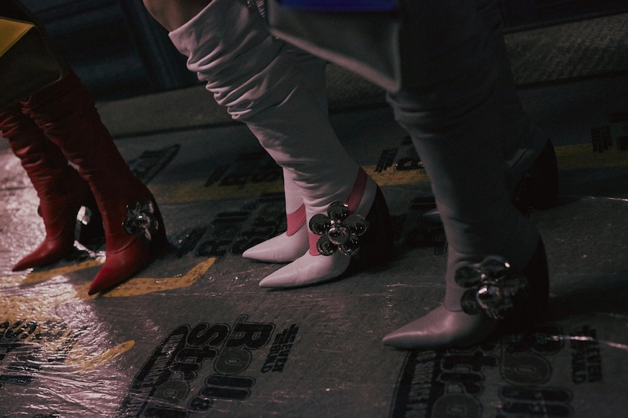 J.W.Anderson AW15, 80s, Soviet, Geometric, Knee High Boots 29