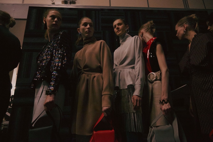 J.W.Anderson AW15, 80s, Soviet, Geometric, PVC, Sequins 23