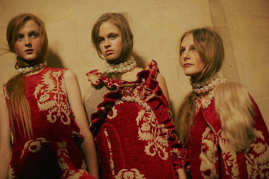 Simone Rochas AW15, Louise Bourgeois, Pearls, Tapestry 10
