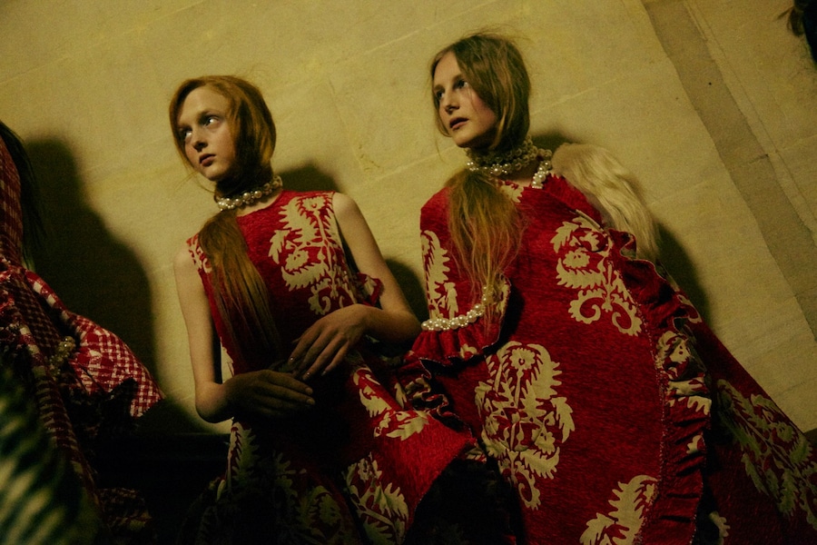 Simone Rochas AW15, Louise Bourgeois, Pearls, Tapestry 21