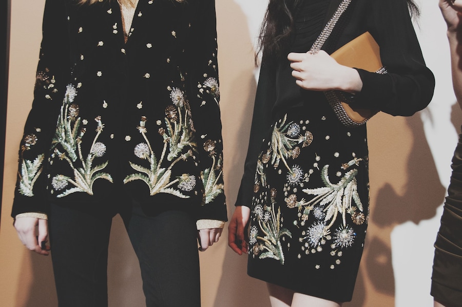Topshop Unique AW15 Womenswear Dazed backstage embroidery 29