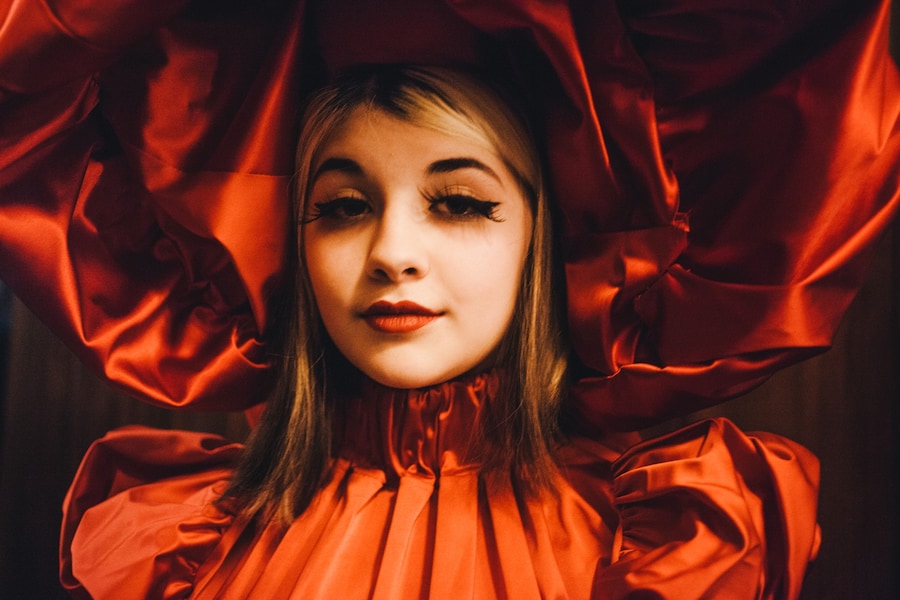 Pam Hogg AW15, Dazed backstage, womenswear, red riding hood 0