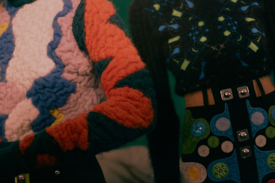 Peter Pilotto AW15, Womenswear, Dazed, London detail knit 19