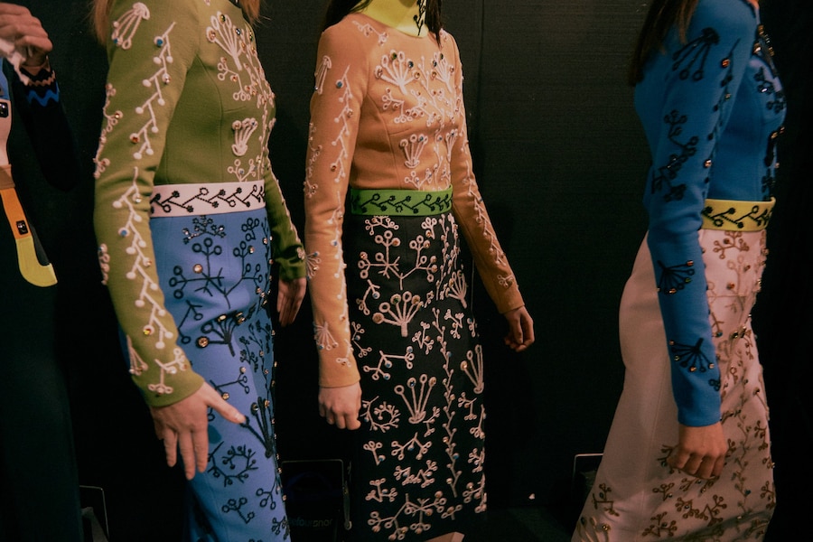 Peter Pilotto AW15, Womenswear Dazed London embroider detail 16