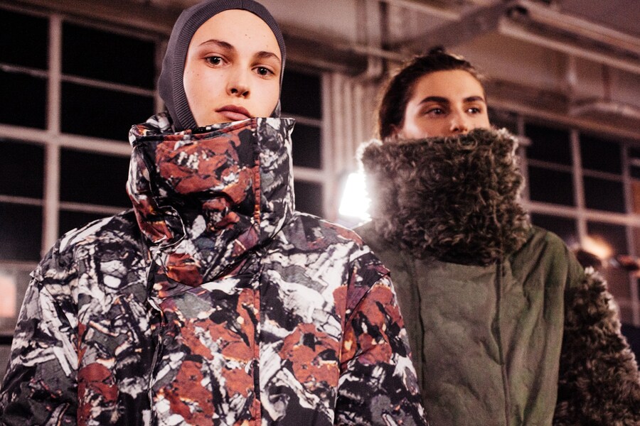 Hunter AW15, Dazed backstage, womenswear outerwear 14