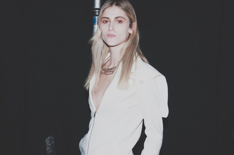 Thomas Tait AW15 backstage, Dazed, Womenswear, shoulder 5