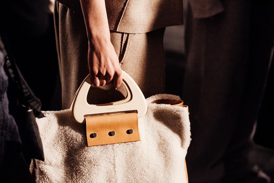 Joseph AW15, Womenswear, Dazed, Wooden Handle, Shearling 30