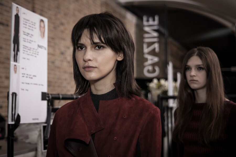 Pringle of Scotland AW15, Womenswear, backstage, London 13