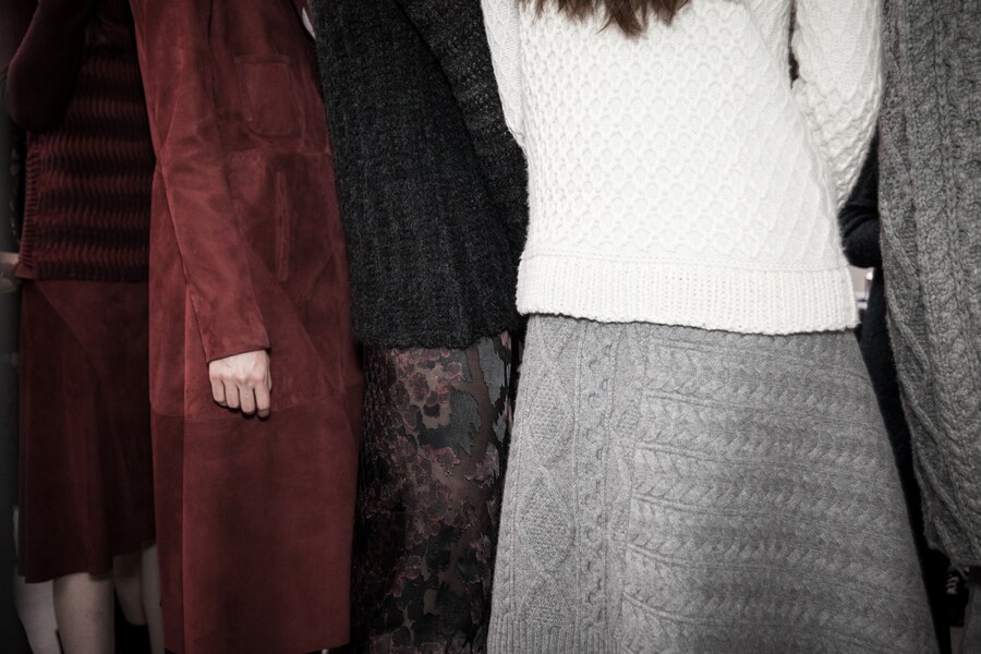 Pringle of Scotland AW15, Womenswear backstage London detail 12