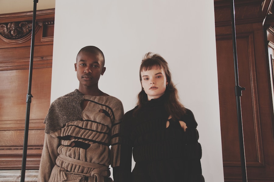Helen Lawrence AW15 Womenswear Dazed knitwear deconstructed 11