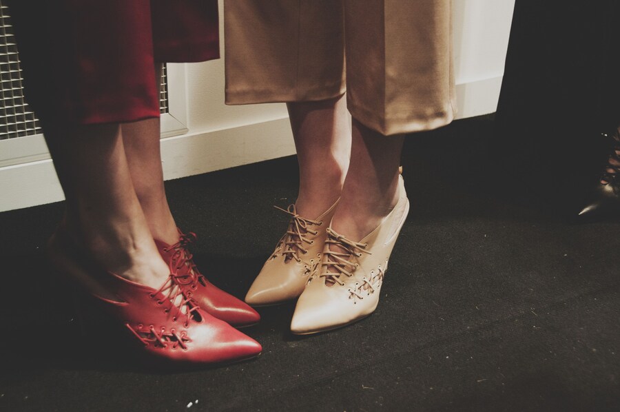 H by Hakaan Yildirim AW15 Womenswear Dazed backstage shoes 15